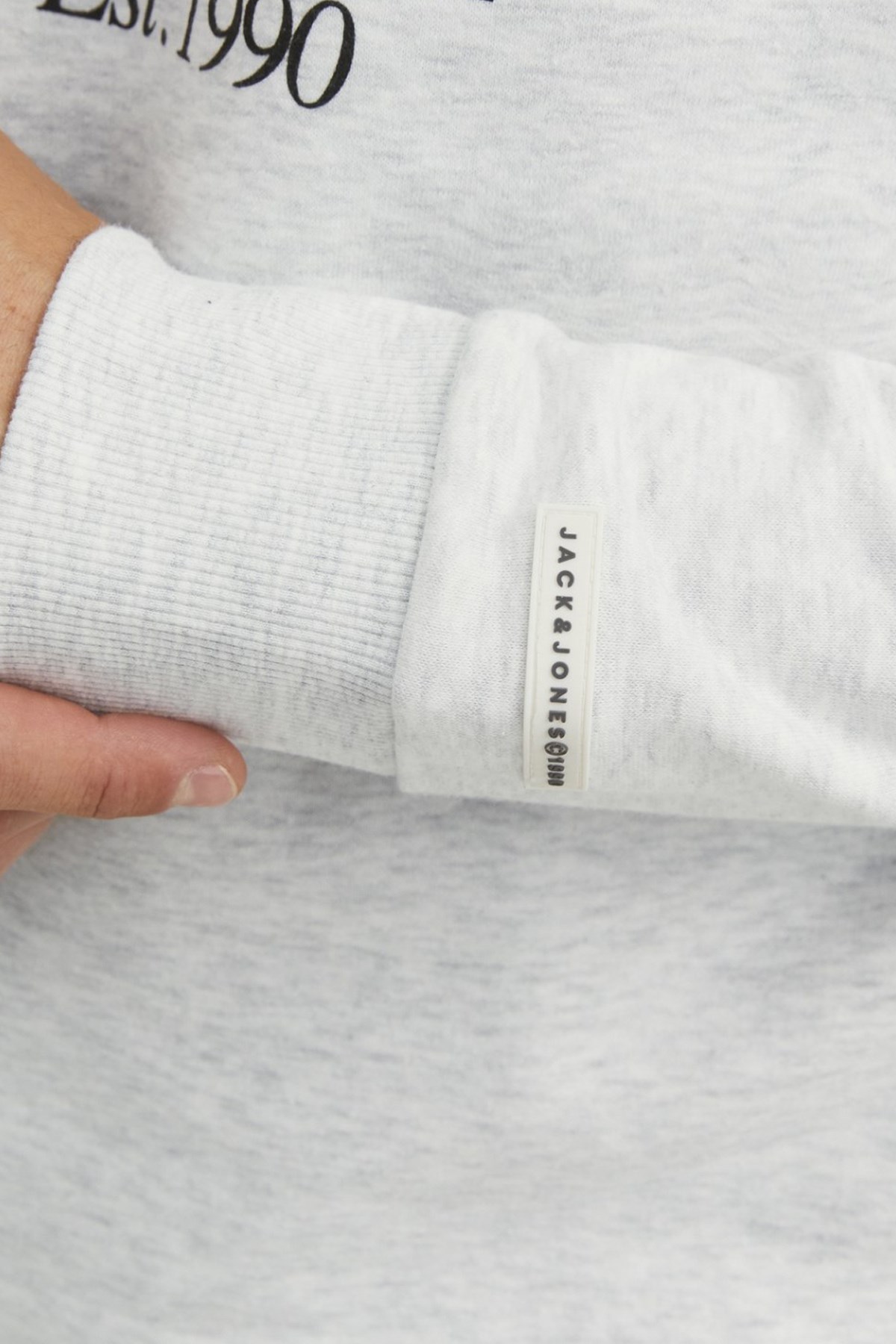 Jack & Jones Jorbeware Erkek Sweatshirt 12244219 Gri