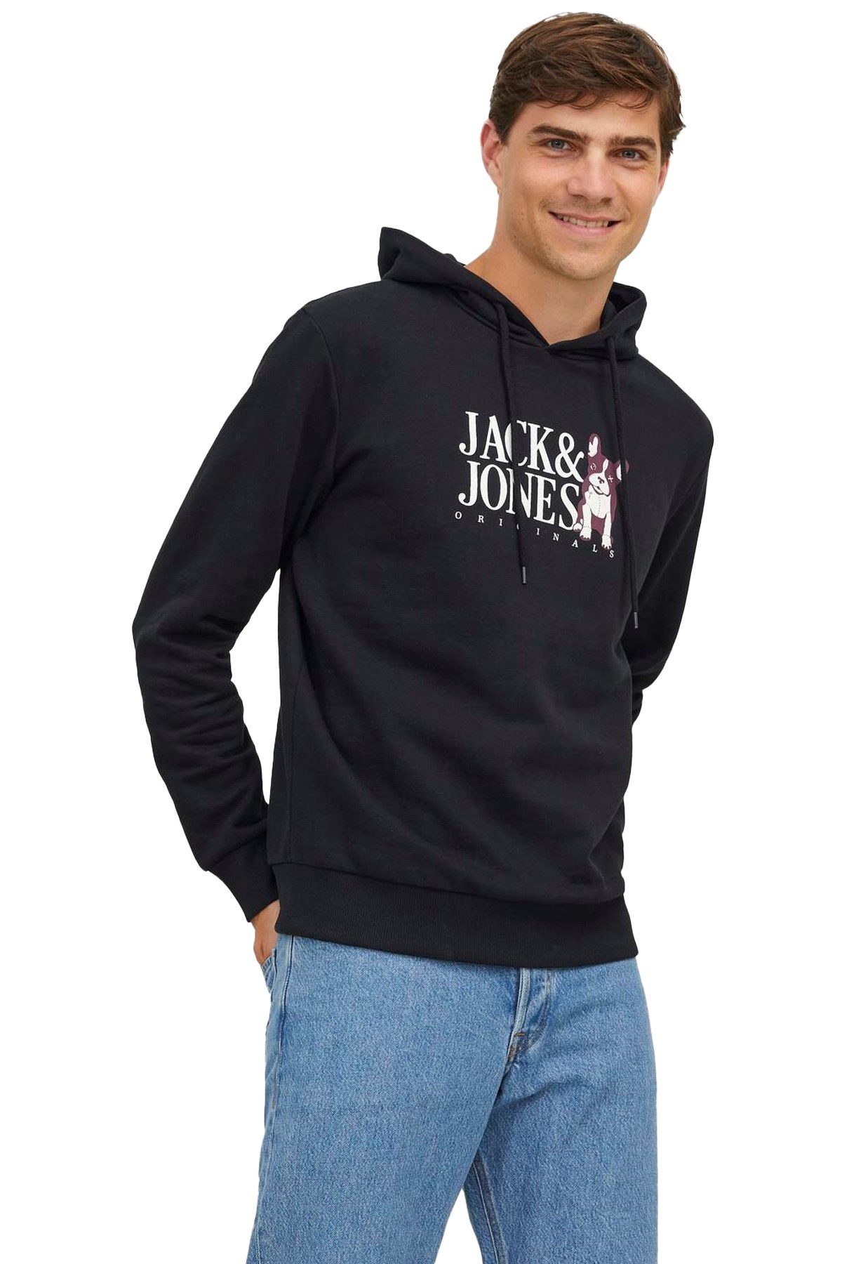Jack & Jones Jorbeware Erkek Sweatshirt 12244219 Siyah