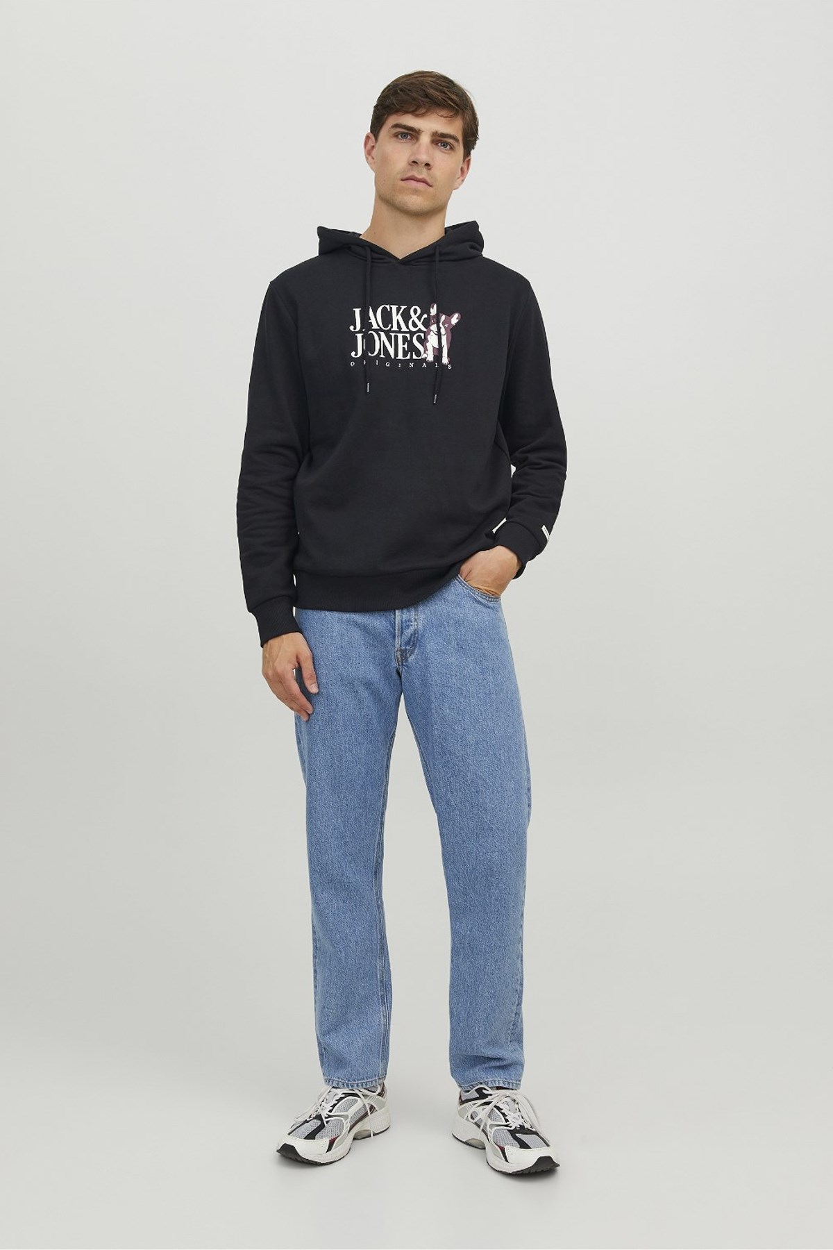 Jack & Jones Jorbeware Erkek Sweatshirt 12244219 Siyah