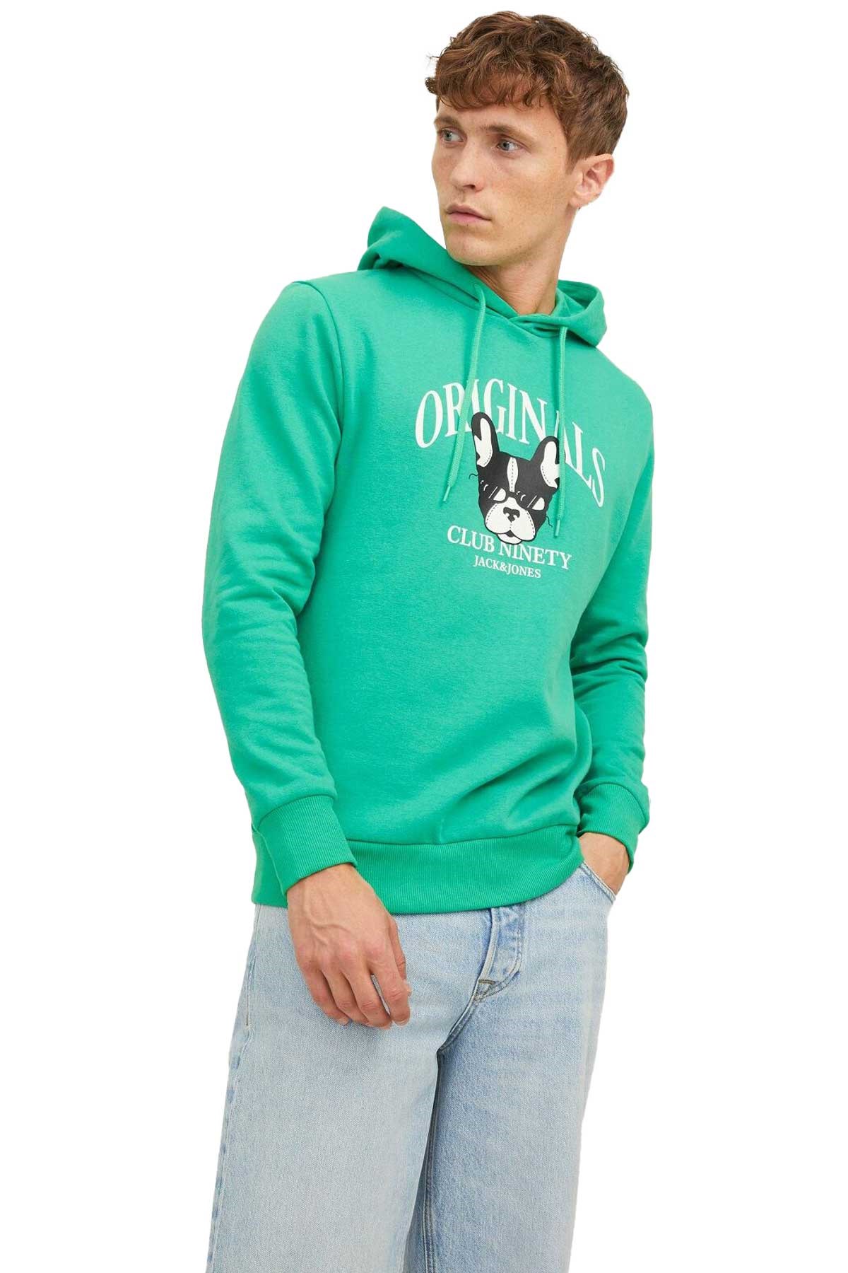 Jack & Jones Jorbeware Erkek Sweatshirt 12244219 Yeşil