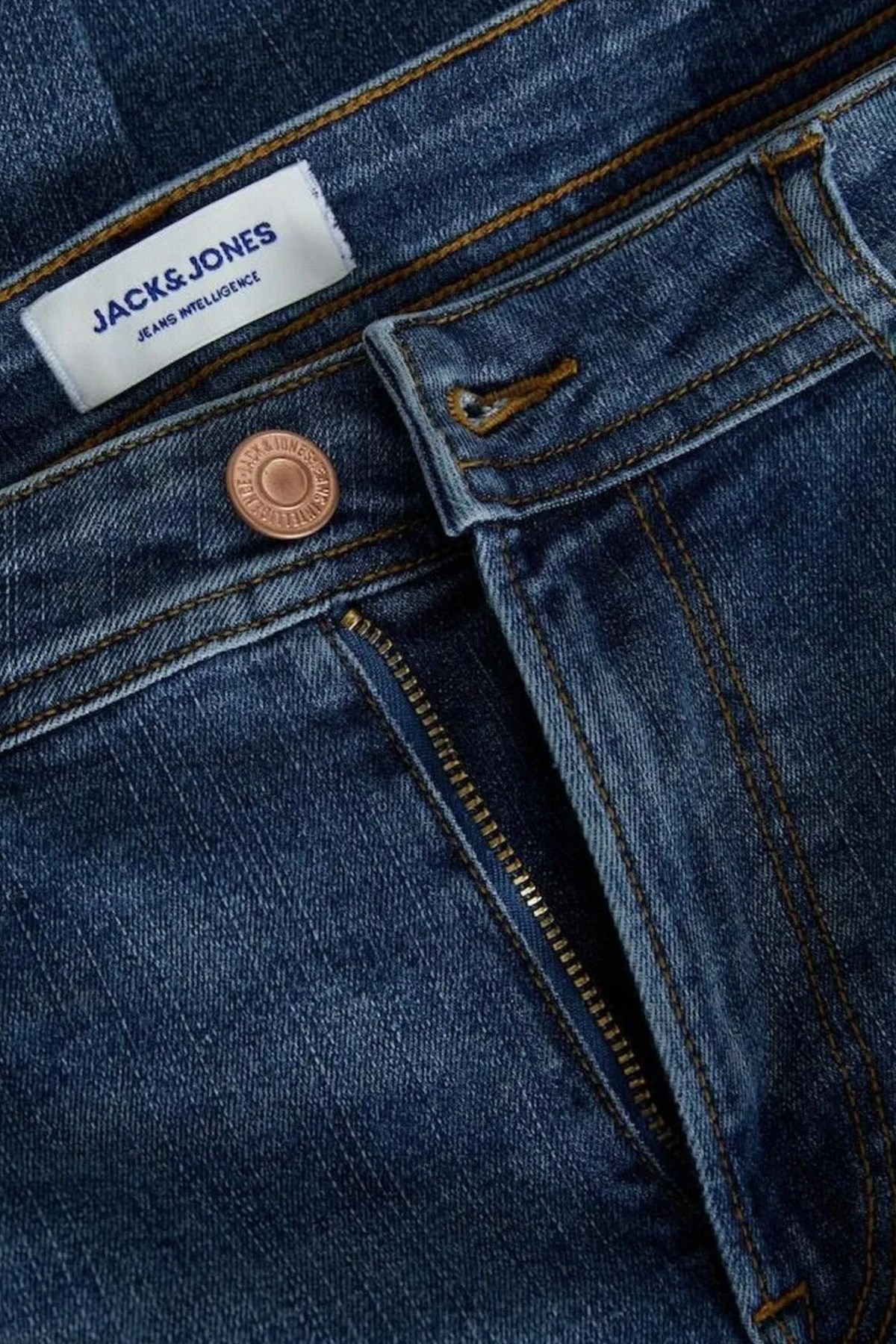 Jack & Jones Liam Original Sq 223 Erkek Jean 12244275 Mavi