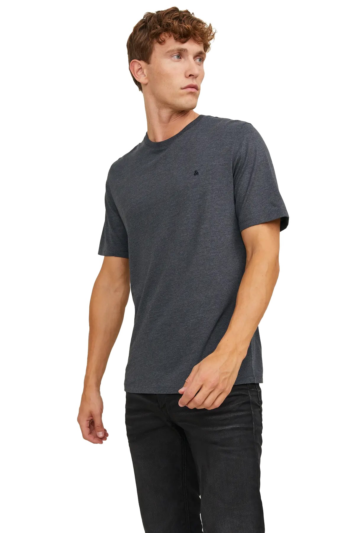 Jack & Jones Erkek Tişört 12245087 Antrasit