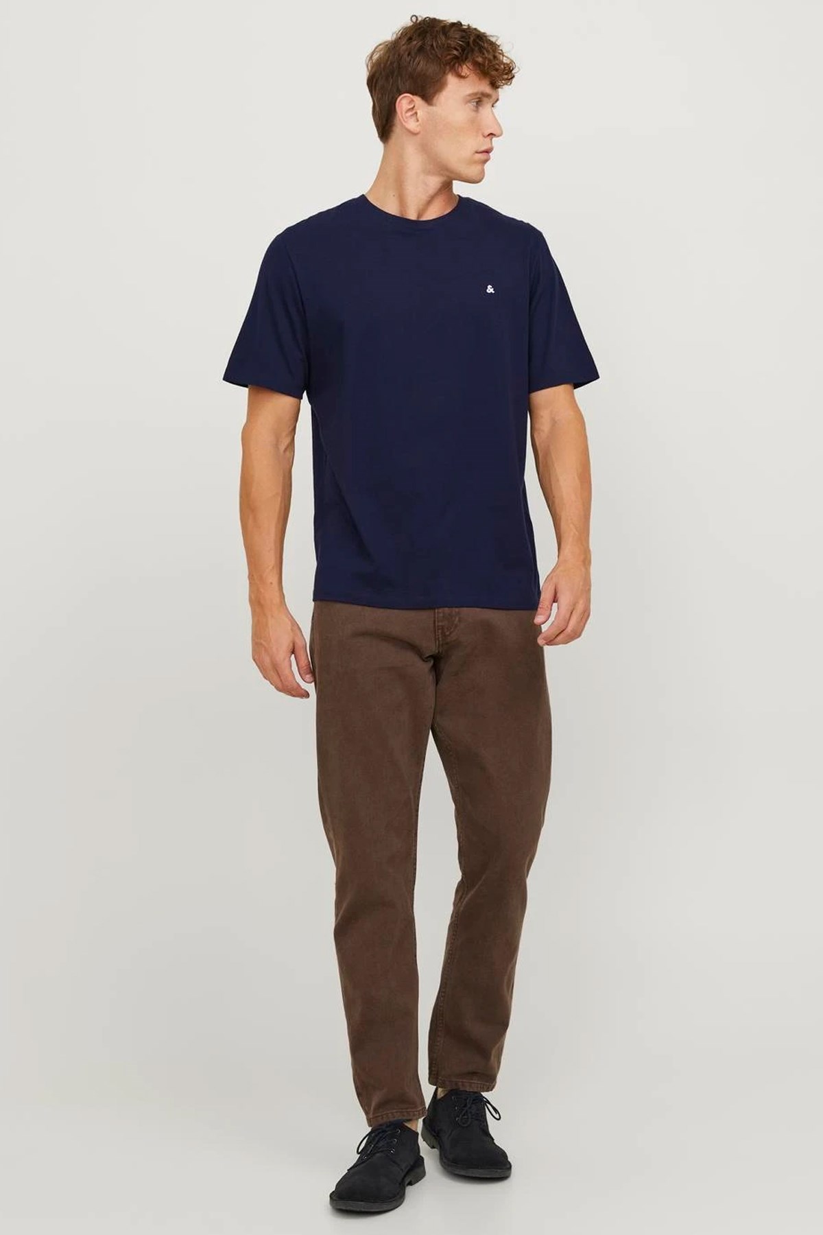 Jack & Jones Erkek Tişört 12245087 Lacivert