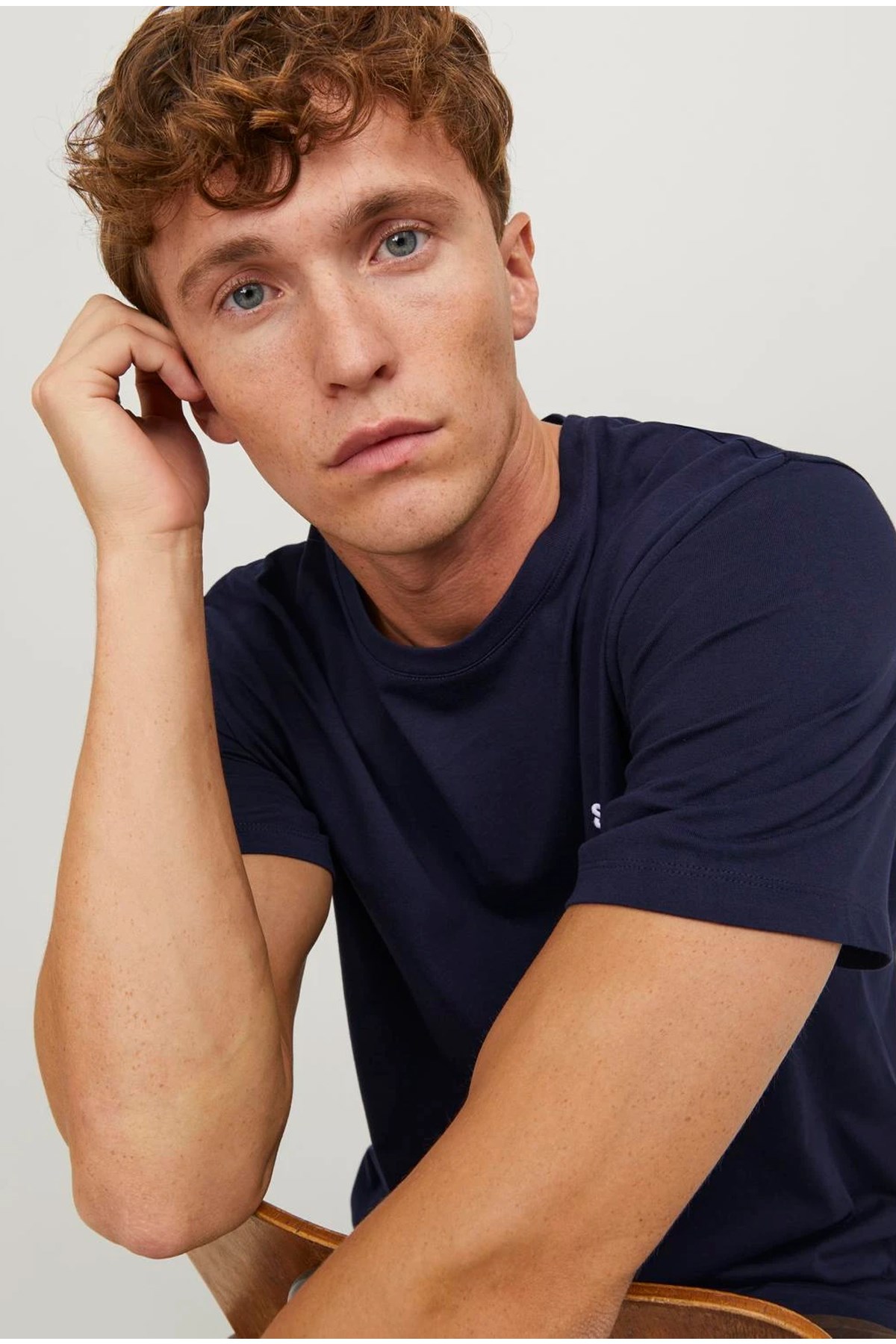 Jack & Jones Erkek Tişört 12245087 Lacivert