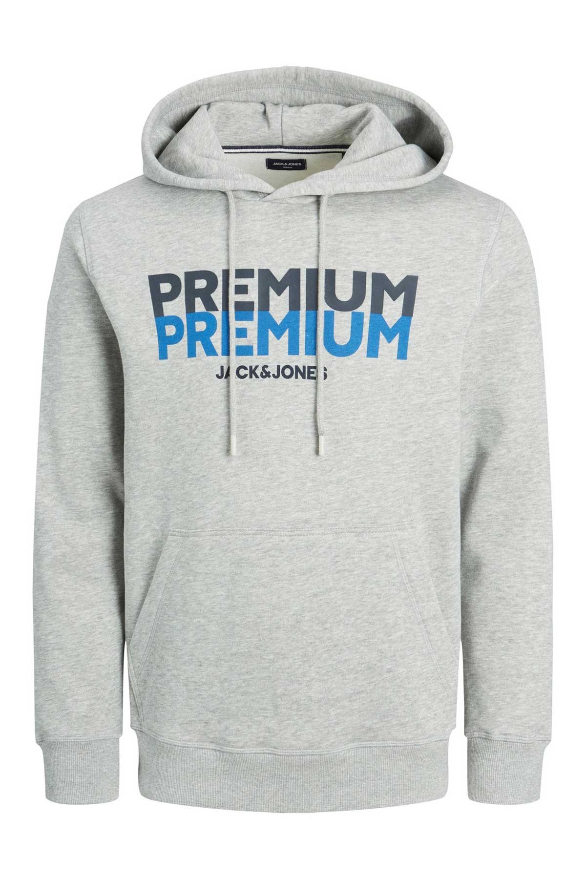 Jack & Jones Jprblugere Erkek Sweatshirt 12245810 Gri