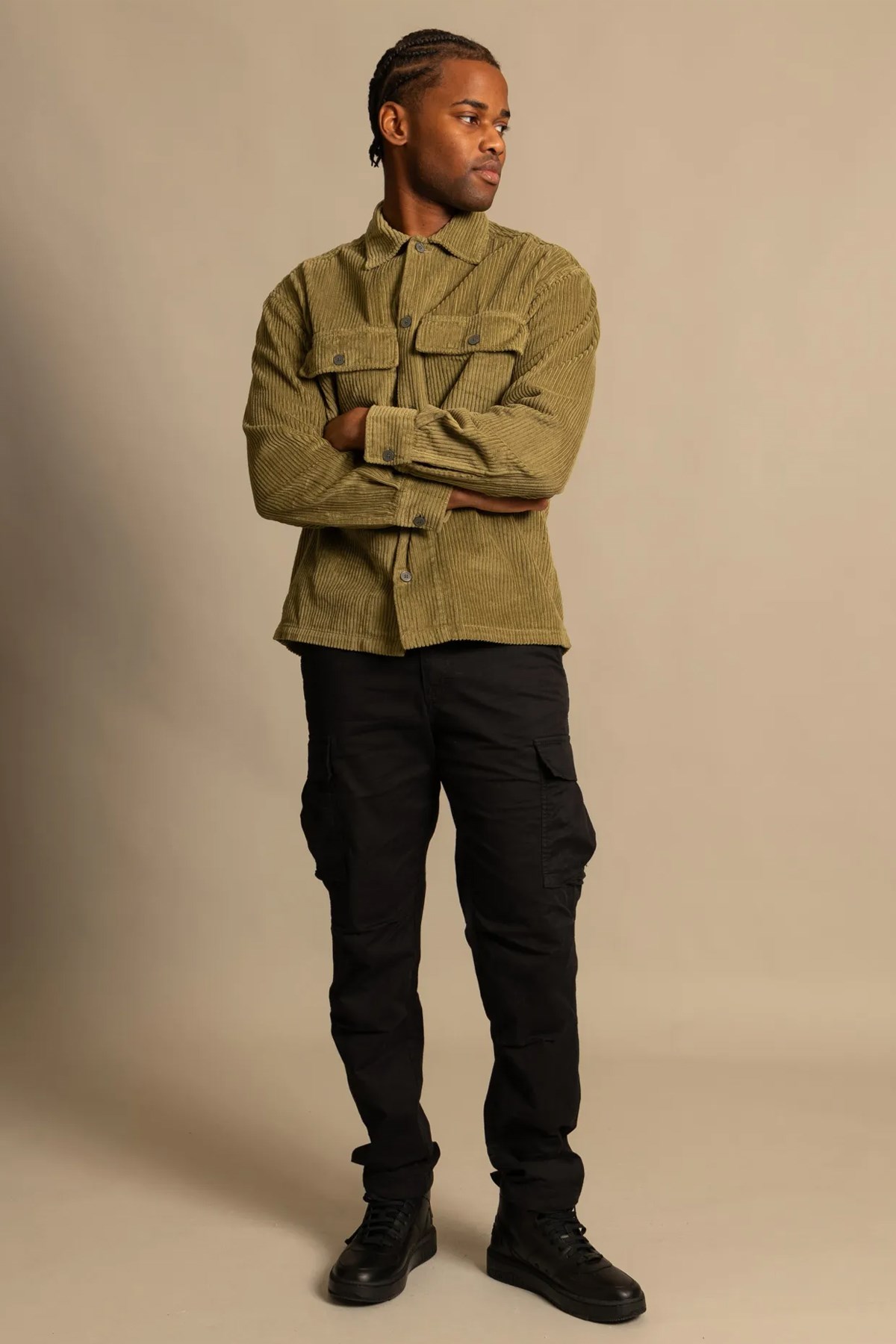 Jack & Jones Erkek Gömlek 12245848 Yeşil