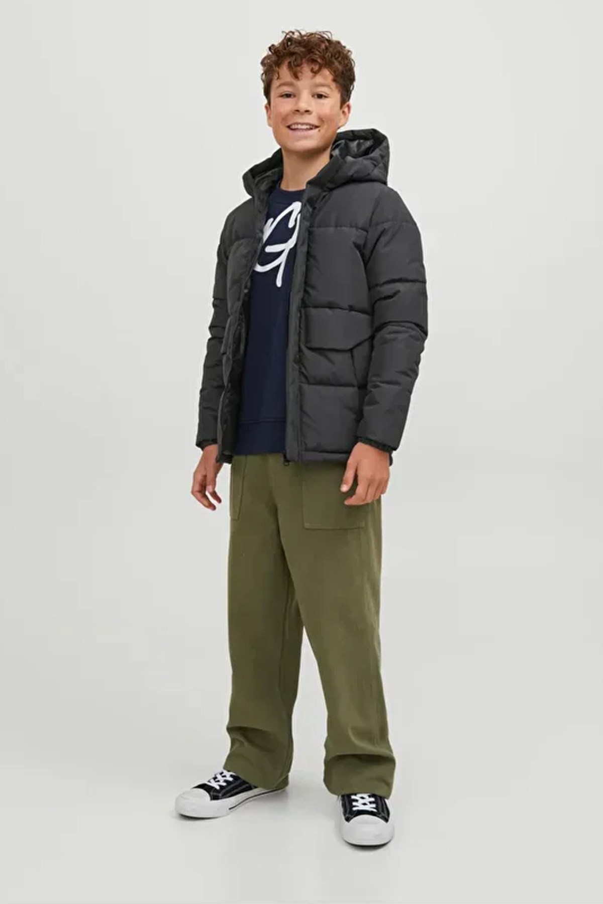 Jack & Jones Jcospeed Çocuk Mont Siyah