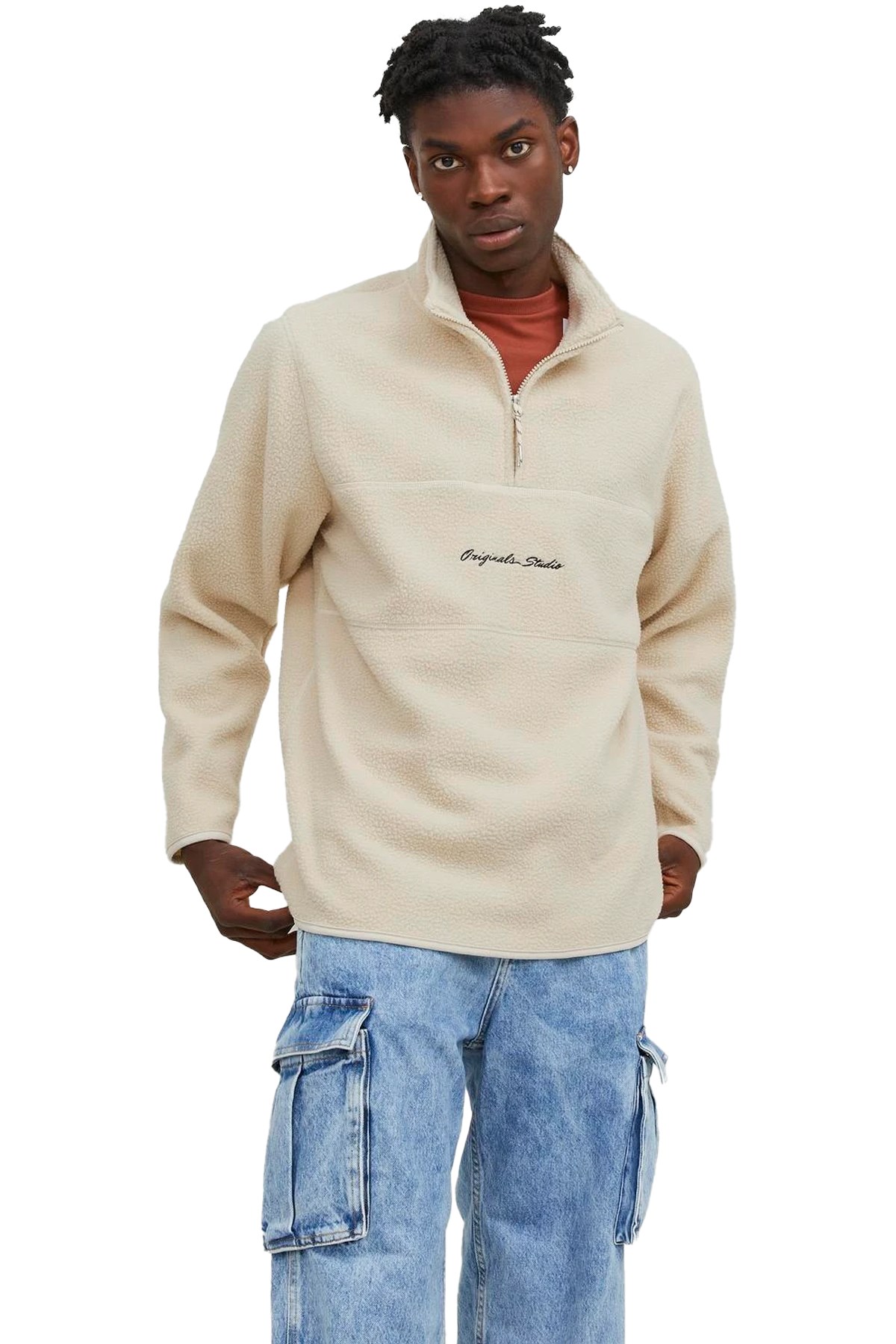 Jack & Jones Erkek Sweatshirts 12246517 Bej