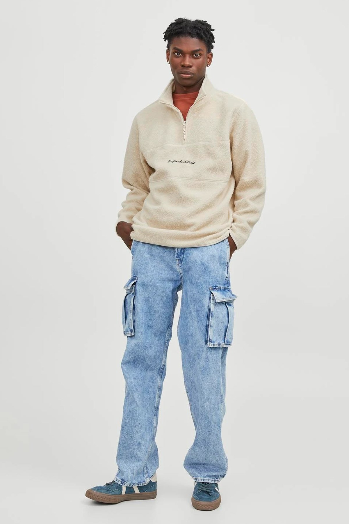 Jack & Jones Erkek Sweatshirts 12246517 Bej