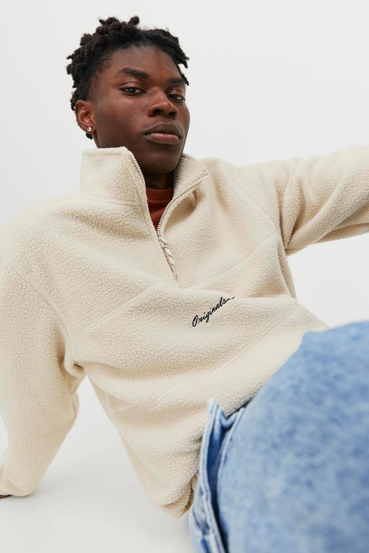Jack & Jones Erkek Sweatshirts 12246517 Bej