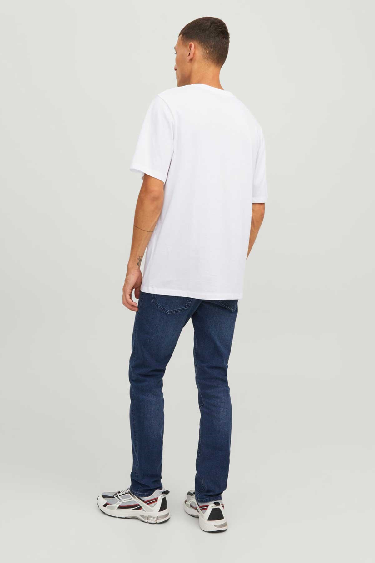 Jack & Jones Jorxmas Erkek Tişört 12246603 Beyaz