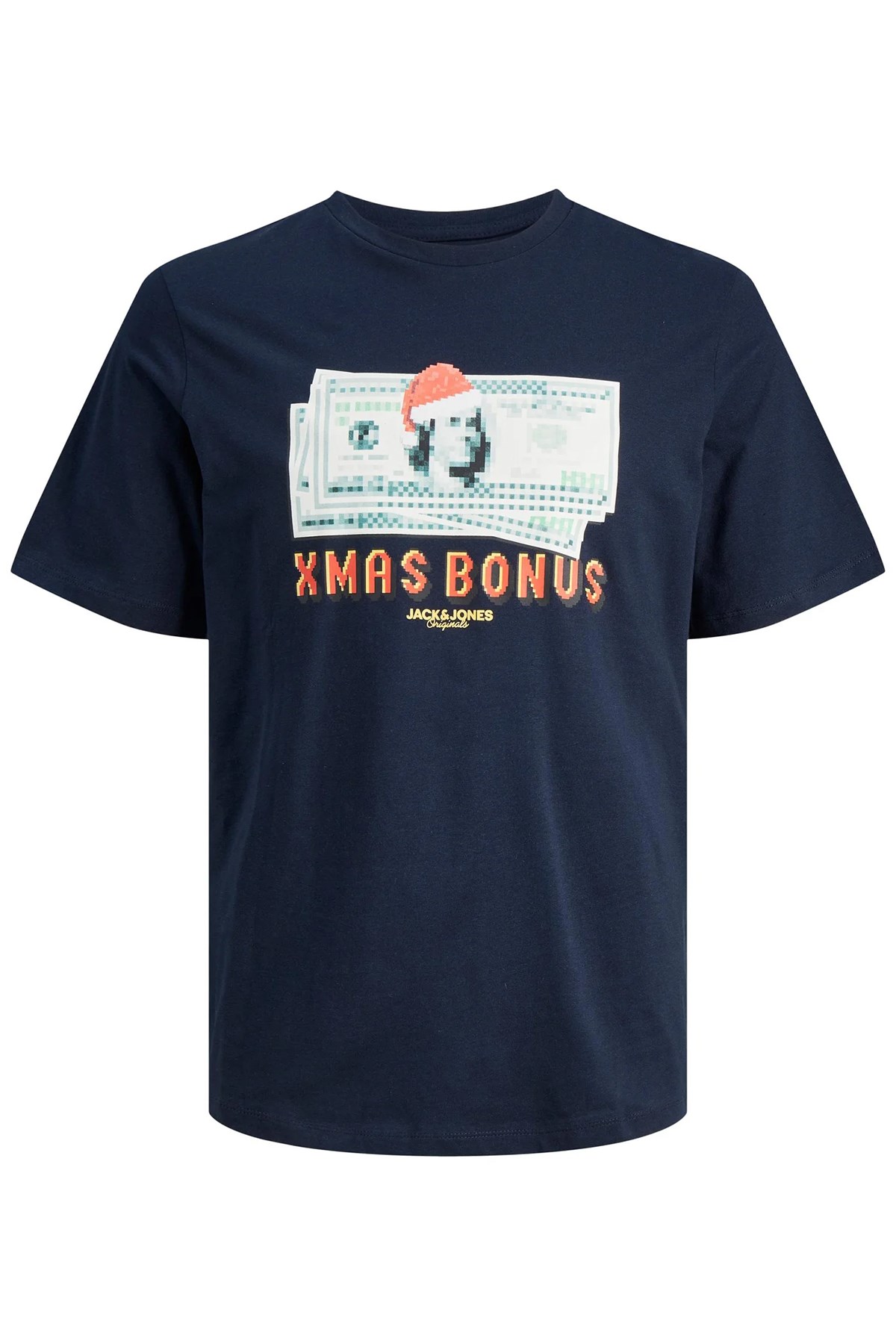 Jack & Jones Erkek Tişört 12246605 Mavi