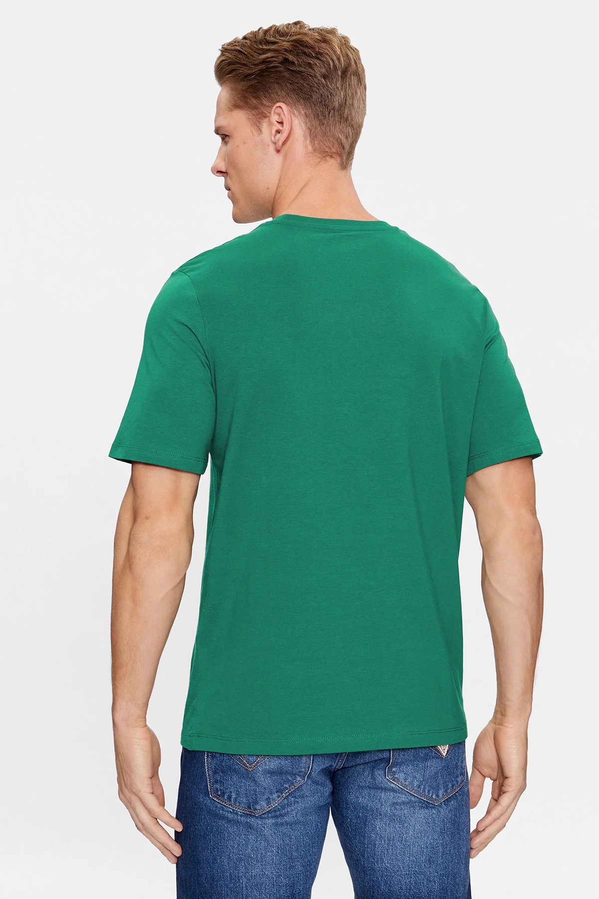 Jack & Jones Erkek Tişört 12246605 Yeşil