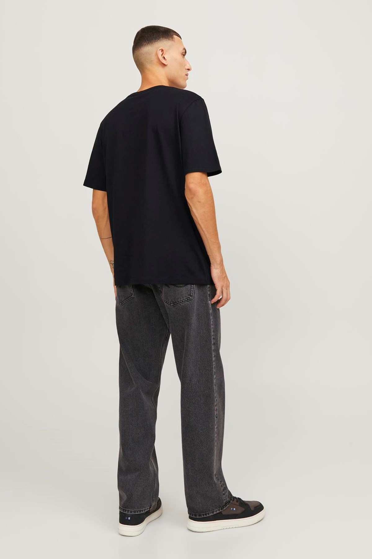 Jack & Jones Erkek Tişört 12246690 Siyah
