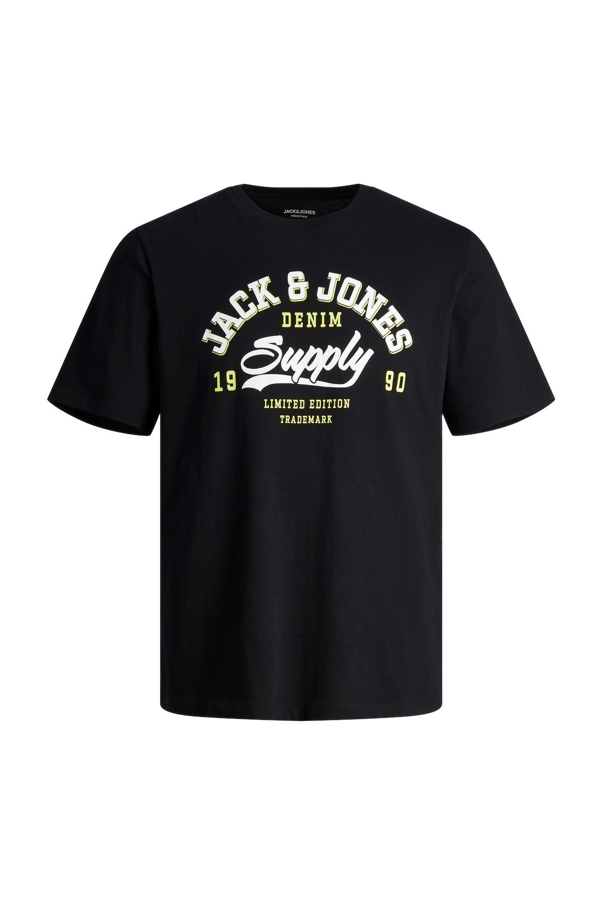 Jack & Jones Erkek Tişört 12246690 Siyah