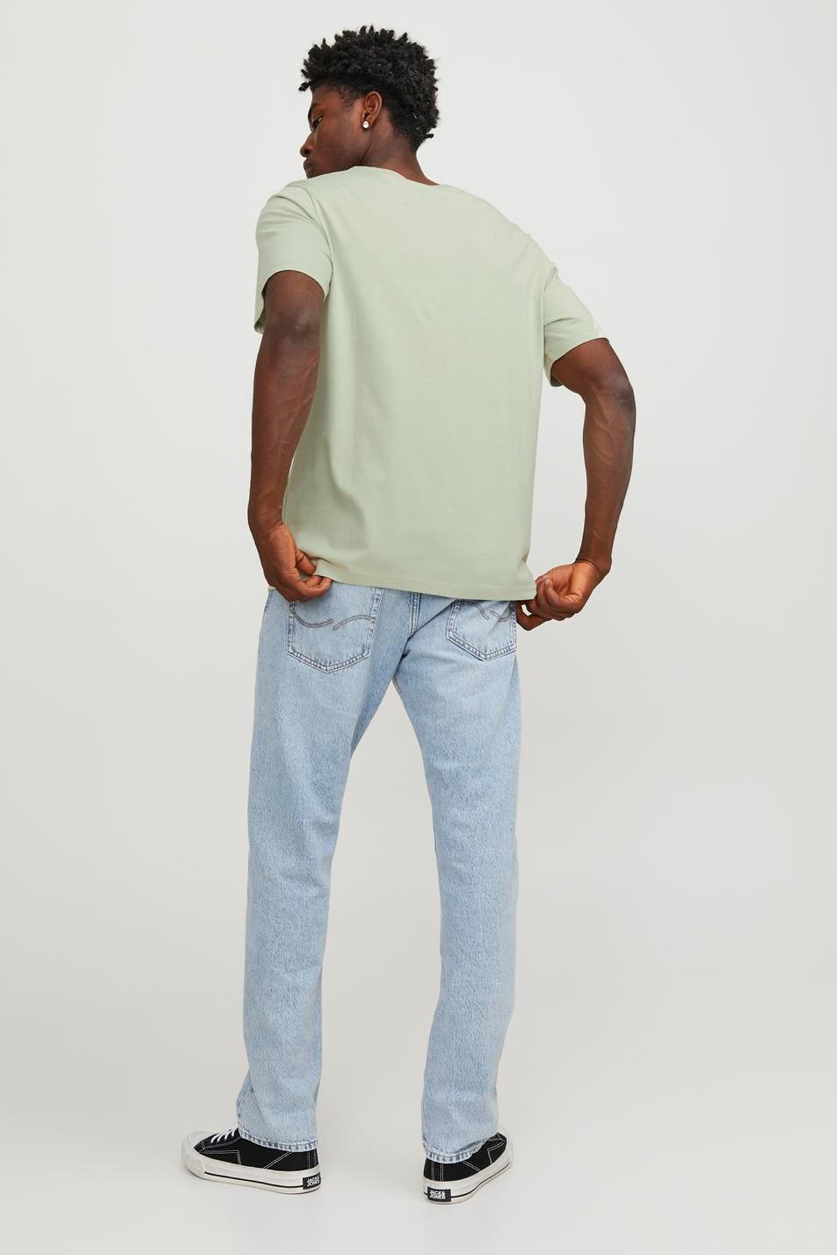 Jack & Jones Erkek Tişört 12246690 Yeşil