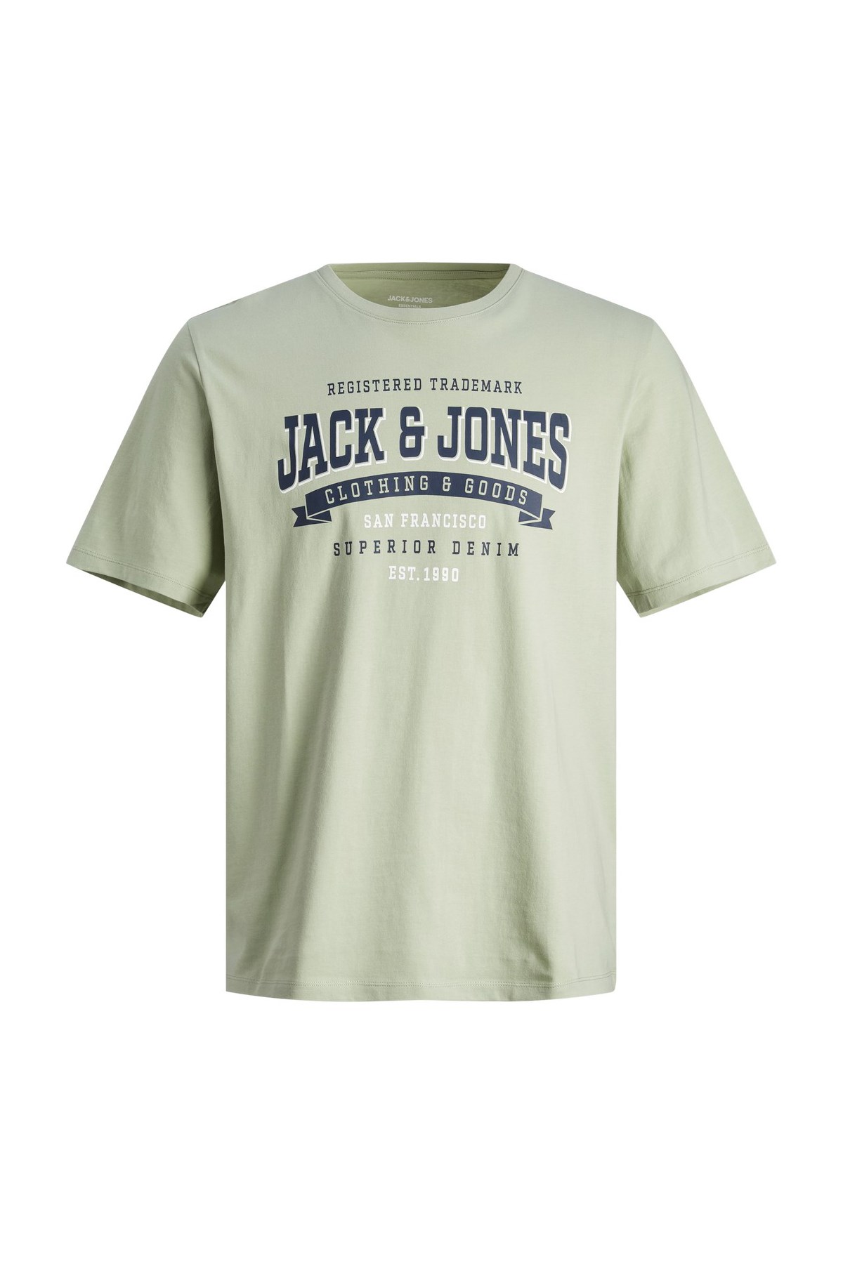 Jack & Jones Erkek Tişört 12246690 Yeşil