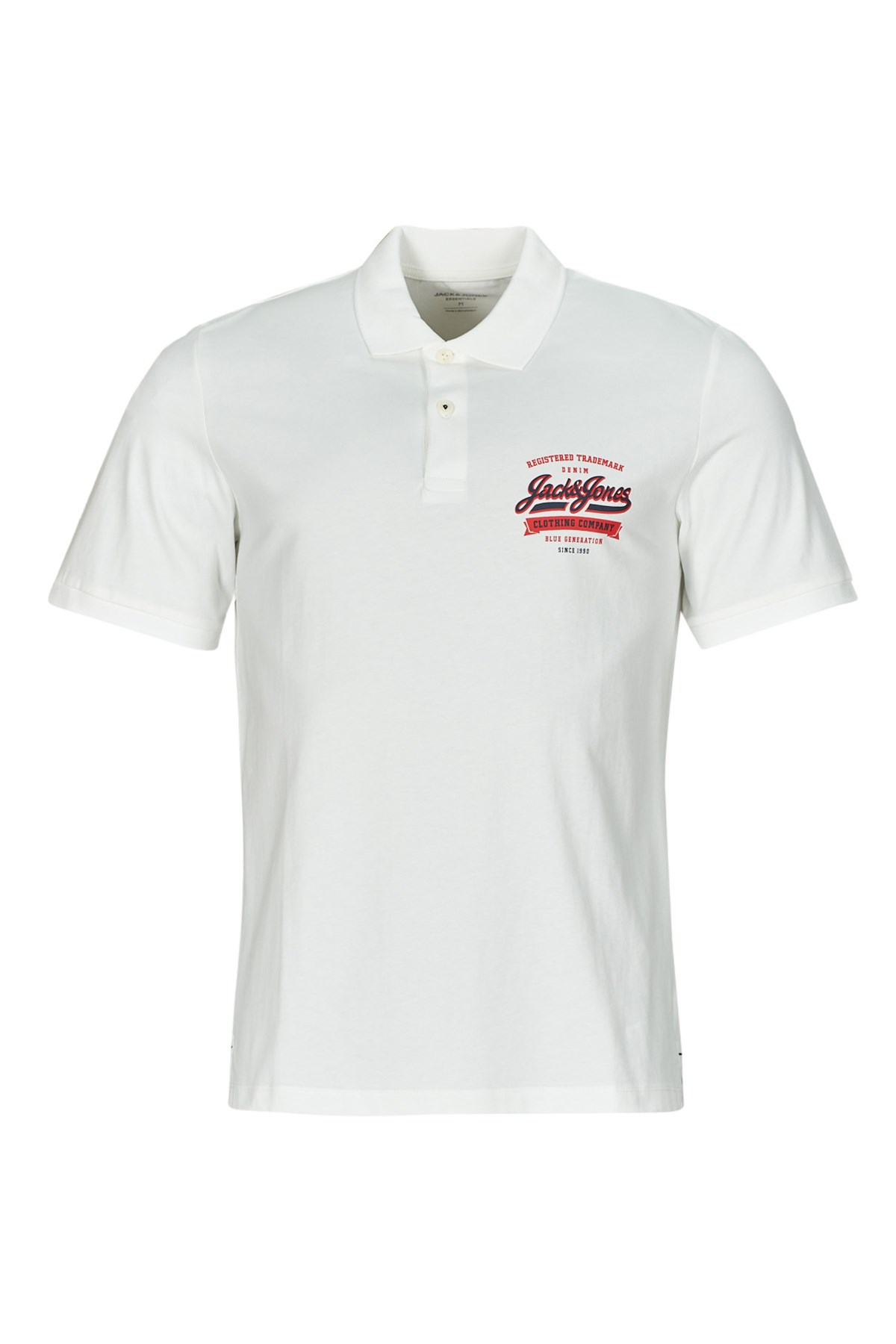 Jack & Jones Erkek Polo Yaka Tişört 12246692 Beyaz