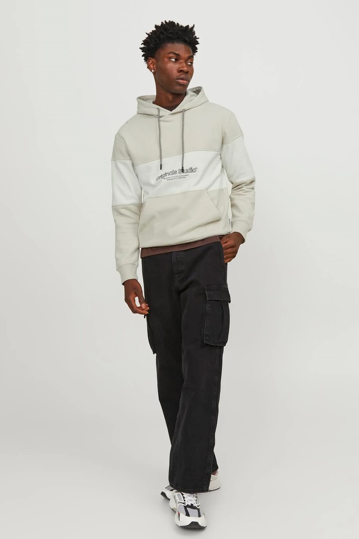 Jack & Jones Erkek Sweatshirts 12246802 Bej