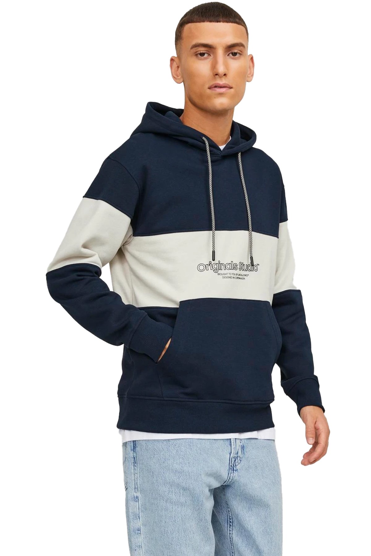 Jack & Jones Erkek Sweatshirts 12246802 Mavi