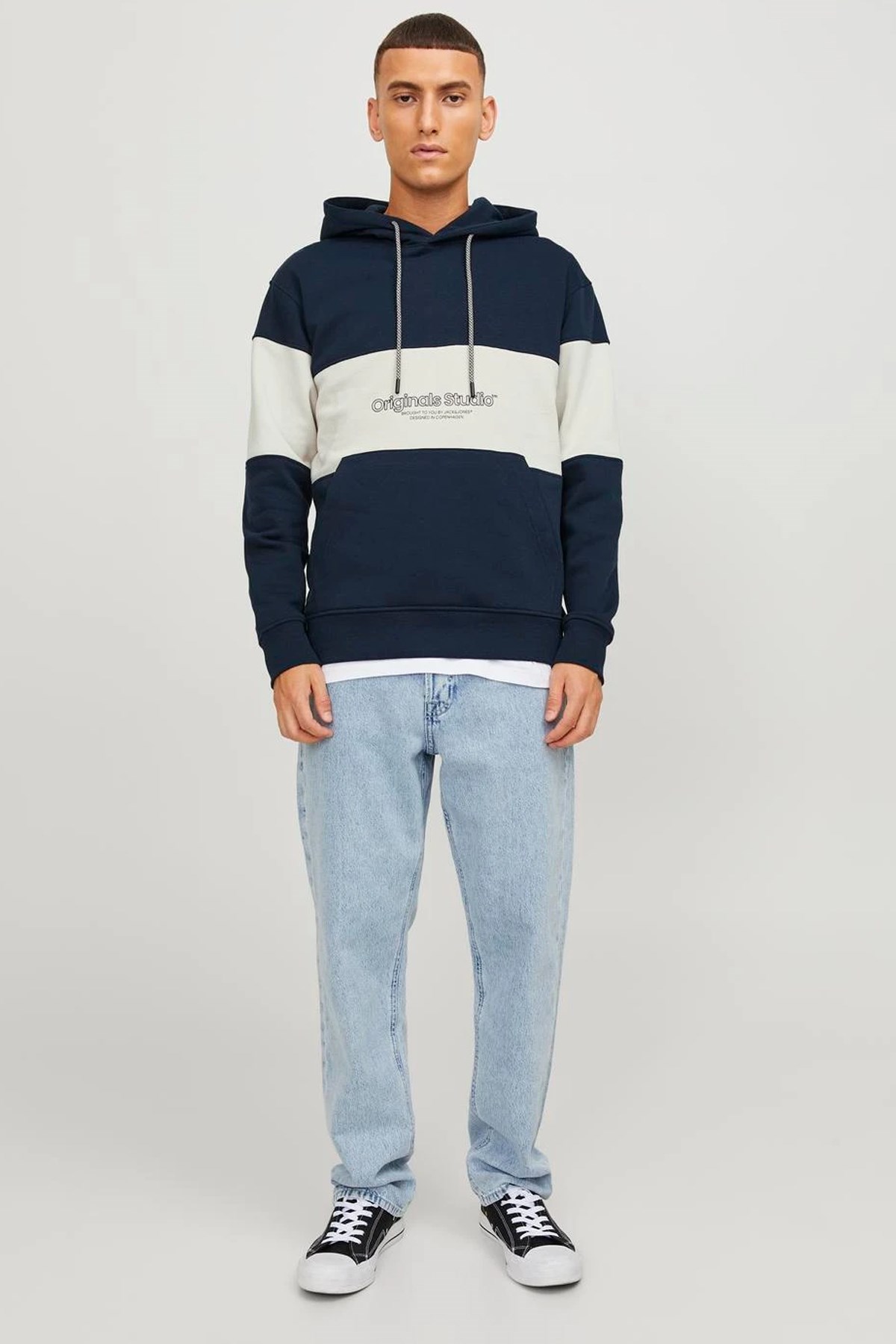 Jack & Jones Erkek Sweatshirts 12246802 Mavi