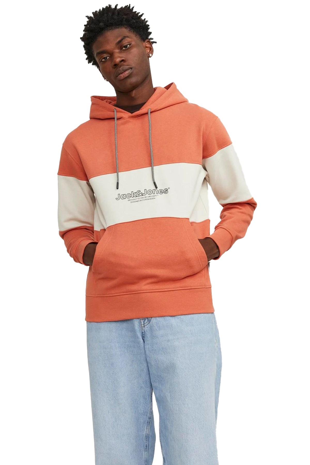 Jack & Jones Erkek Sweatshirts 12246802 Turuncu