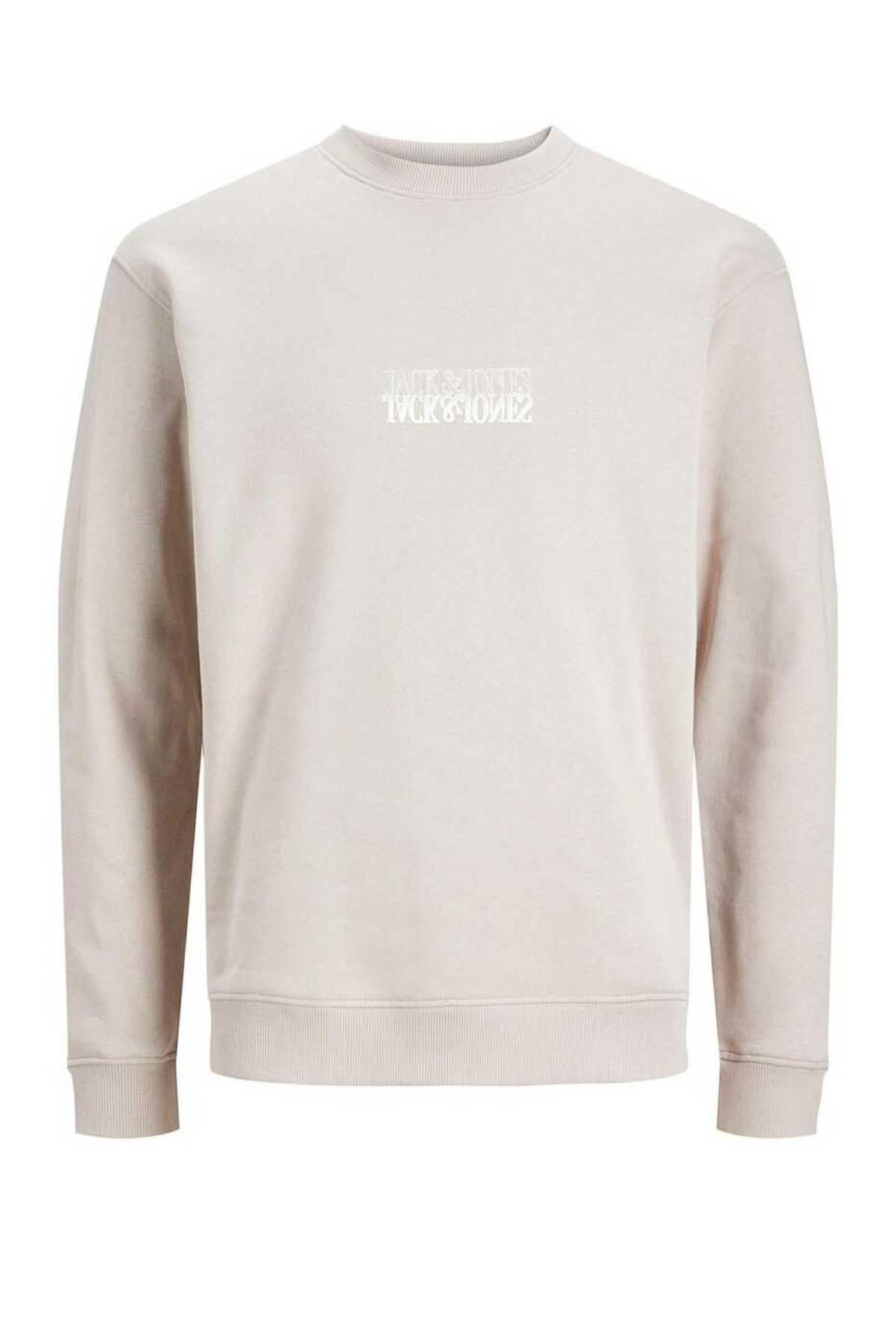 Jack & Jones Jorshadow Erkek Sweatshirt 12246830 Bej