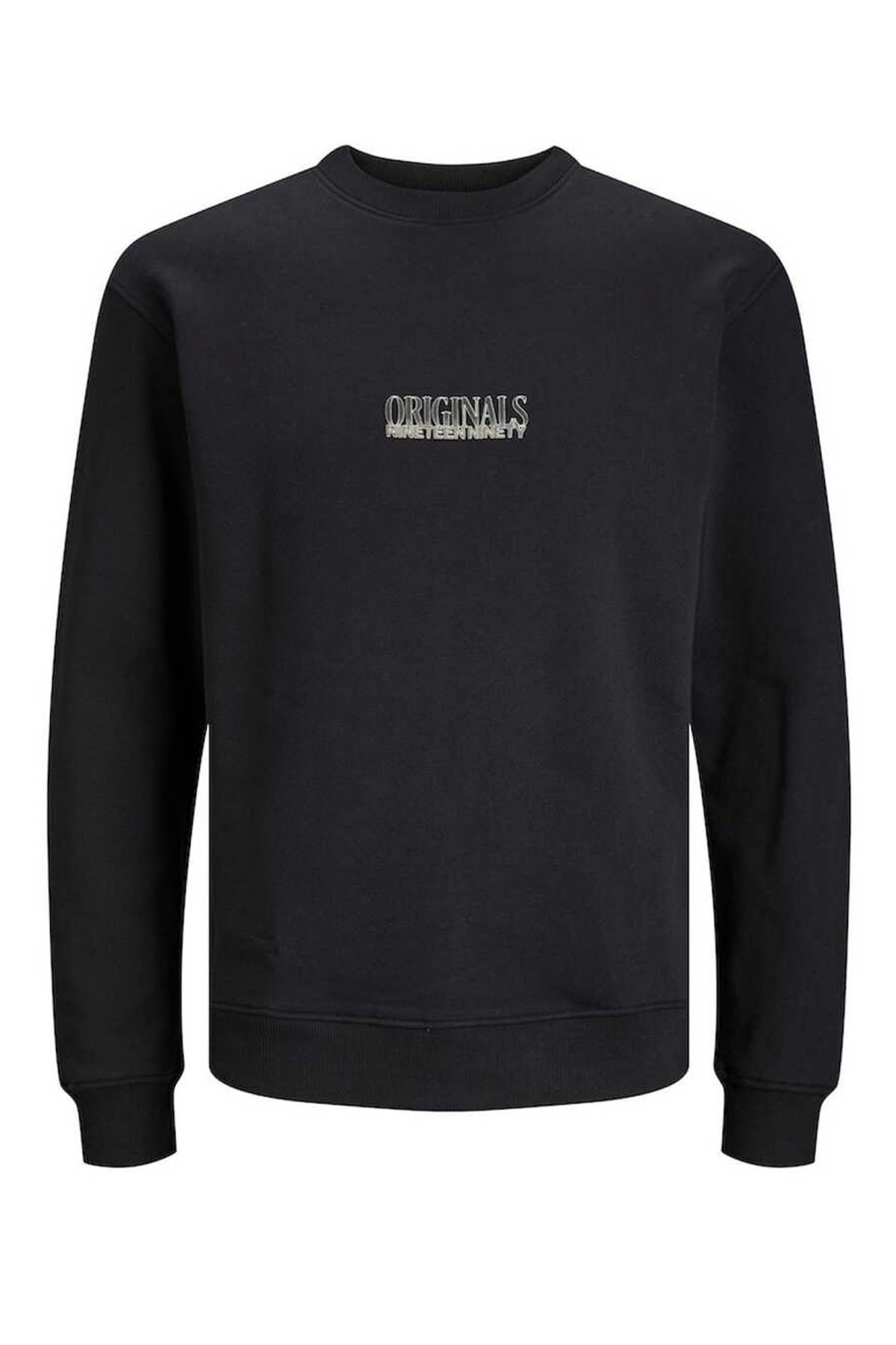 Jack & Jones Jorshadow Erkek Sweatshirt 12246830 Siyah