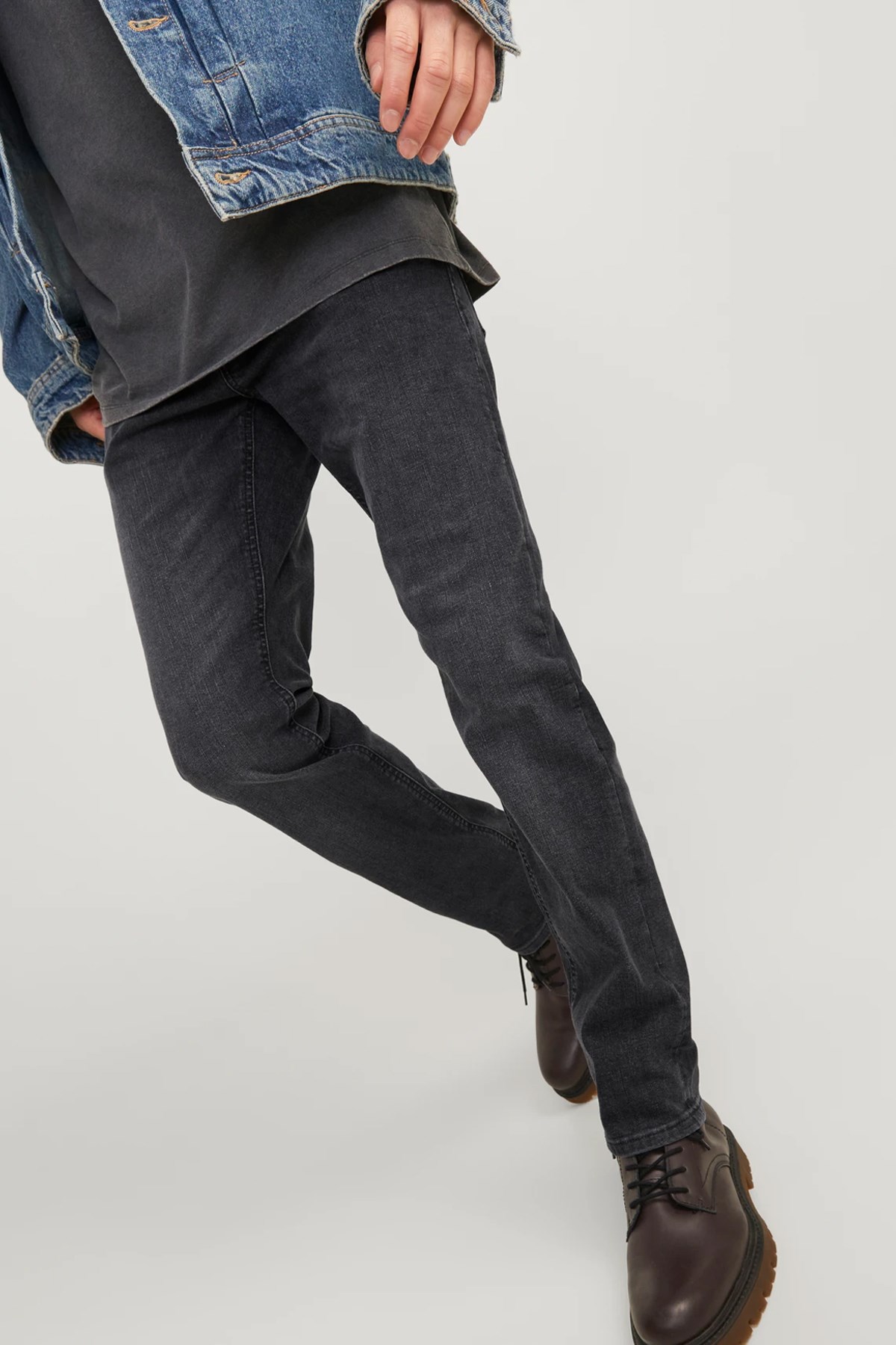 Jack & Jones Jjimike Jjoriginal Sq 270 Erkek Jean 12246915 Siyah