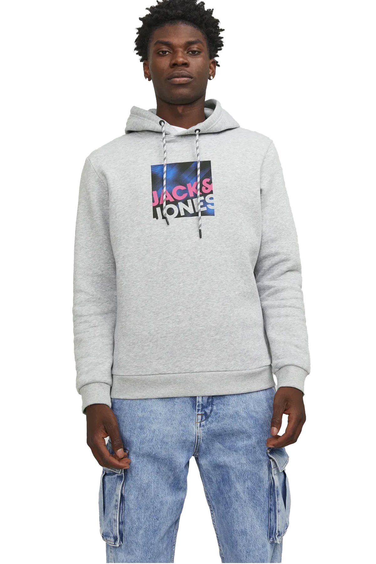 Jack & Jones Jcologan Erkek Sweatshirt 12246994 Gri