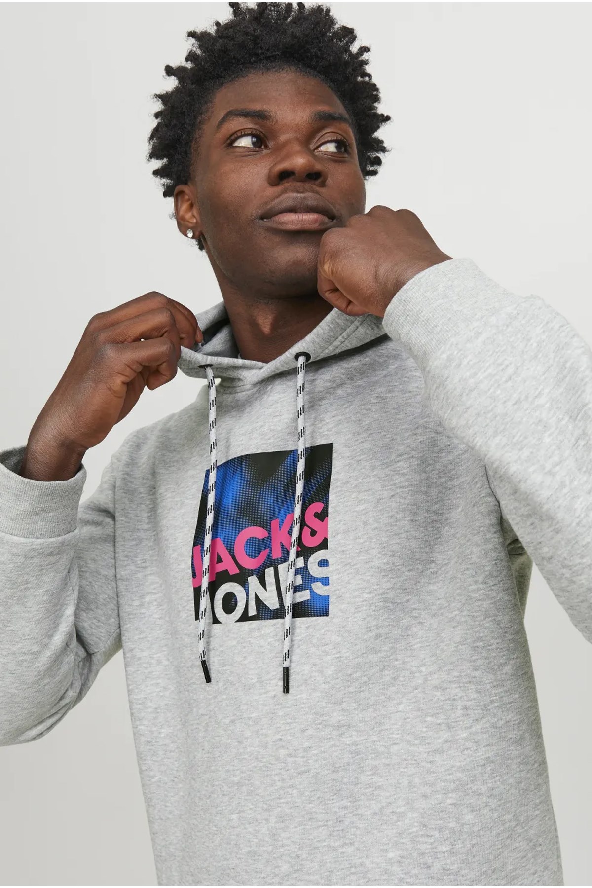 Jack & Jones Jcologan Erkek Sweatshirt 12246994 Gri