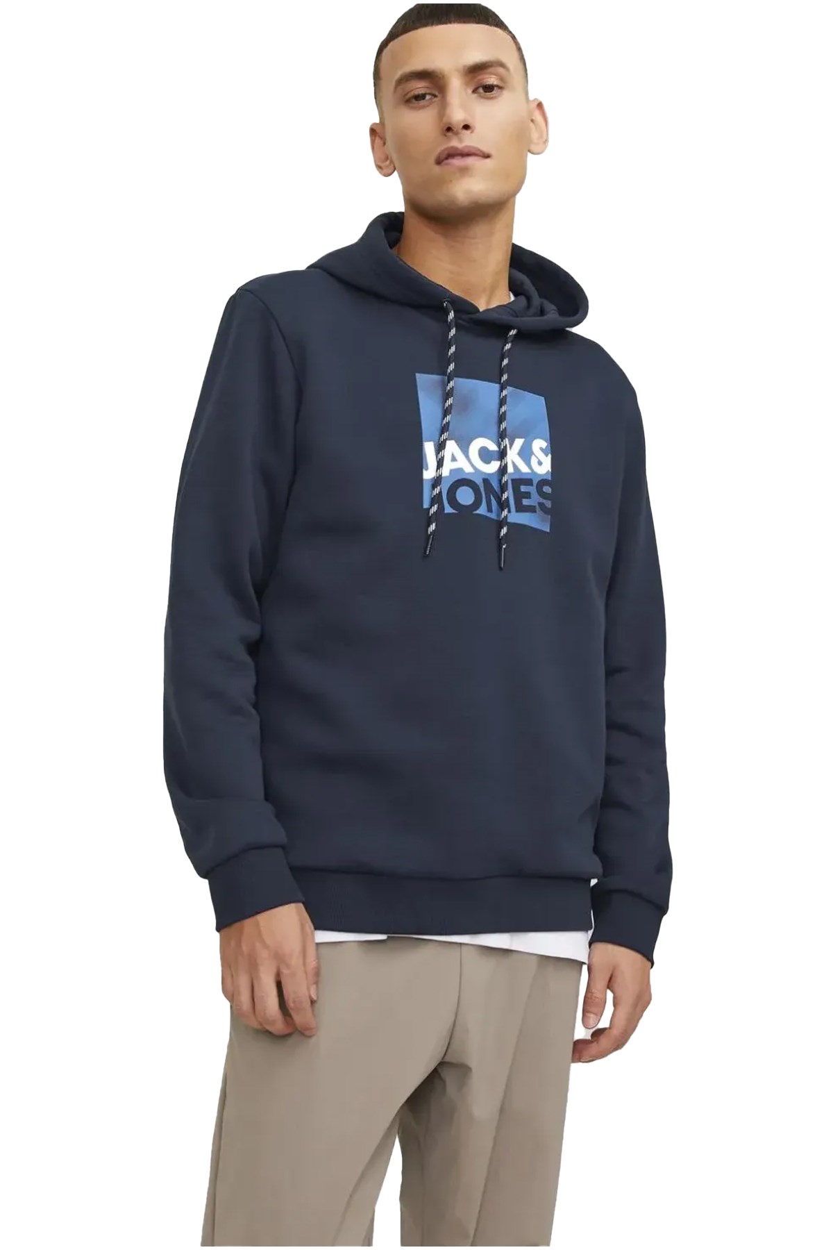 Jack & Jones Jcologan Erkek Sweatshirt 12246994 Lacivert