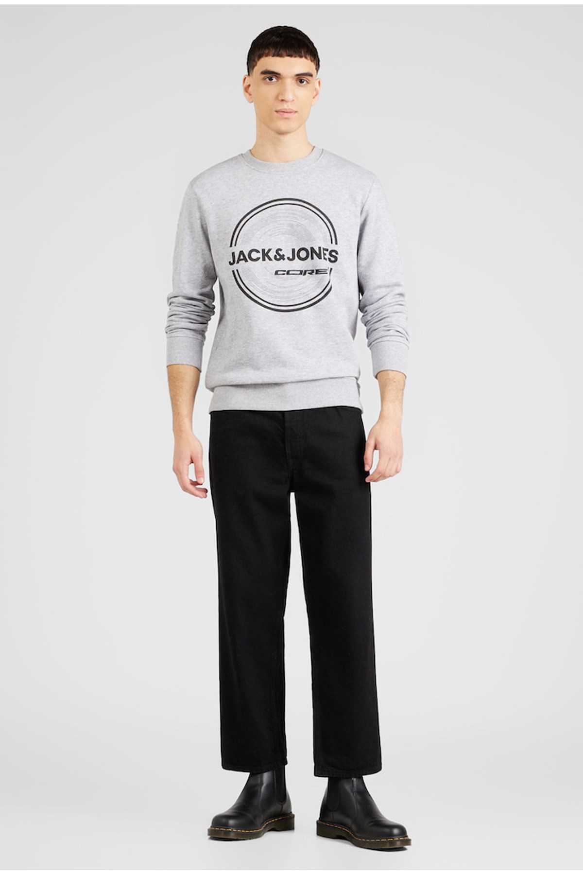 Jack & Jones Erkek Sweatshirts 12247049 Gri