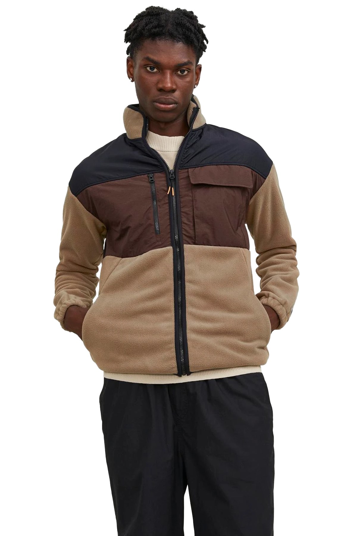 Jack & Jones Erkek Sweatshirts 12247261 Kahverengi