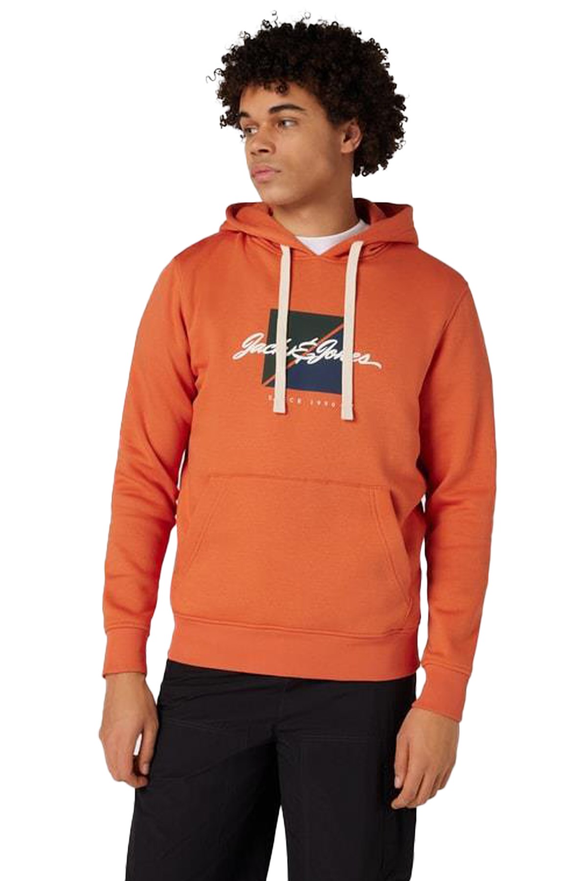 Jack & Jones Erkek Sweatshirts 12247302 Turuncu