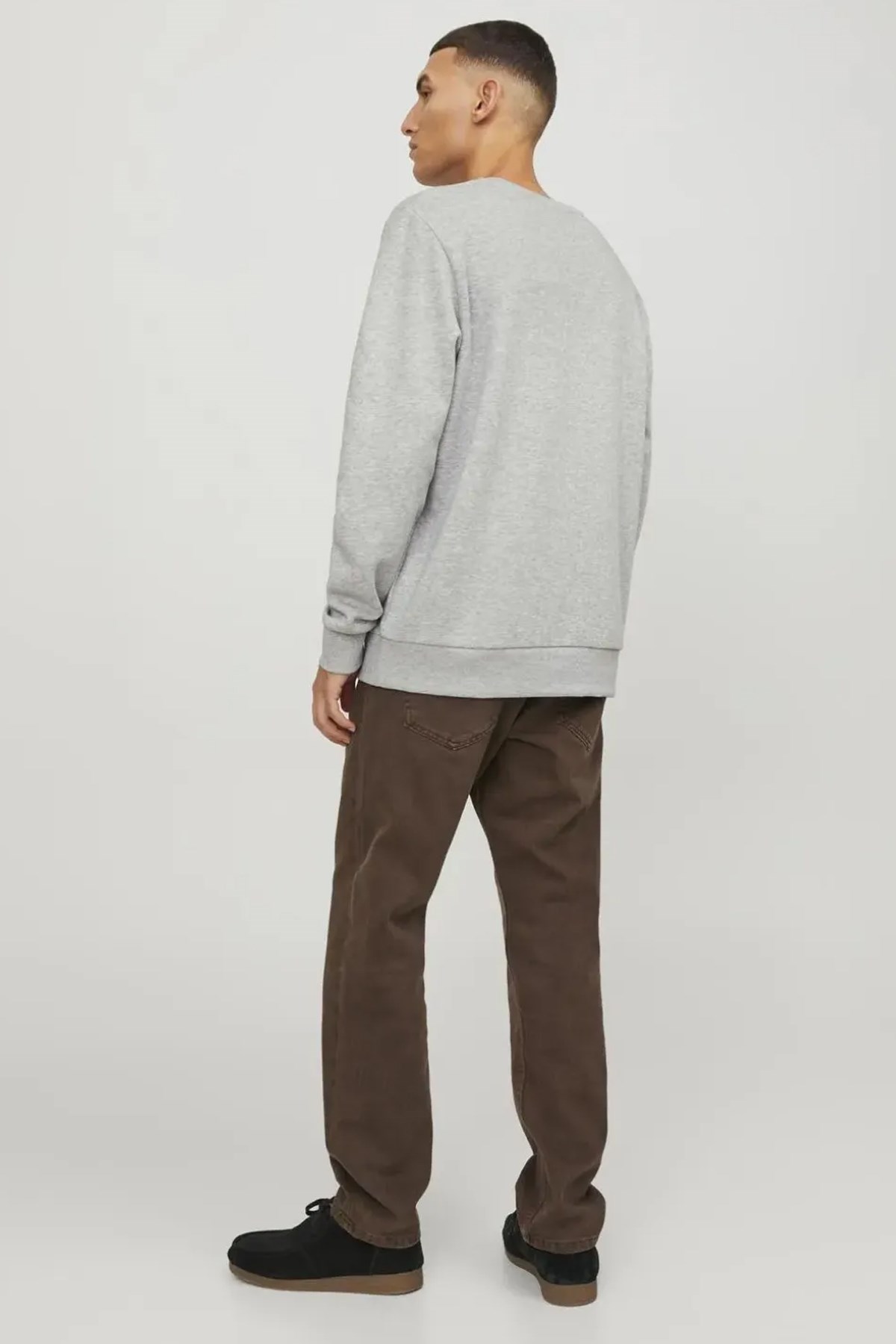 Jack & Jones Erkek Sweatshirts 12247523 Gri