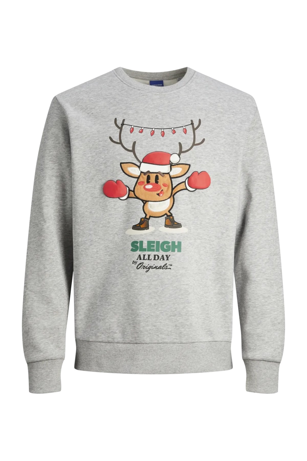 Jack & Jones Erkek Sweatshirts 12247523 Gri