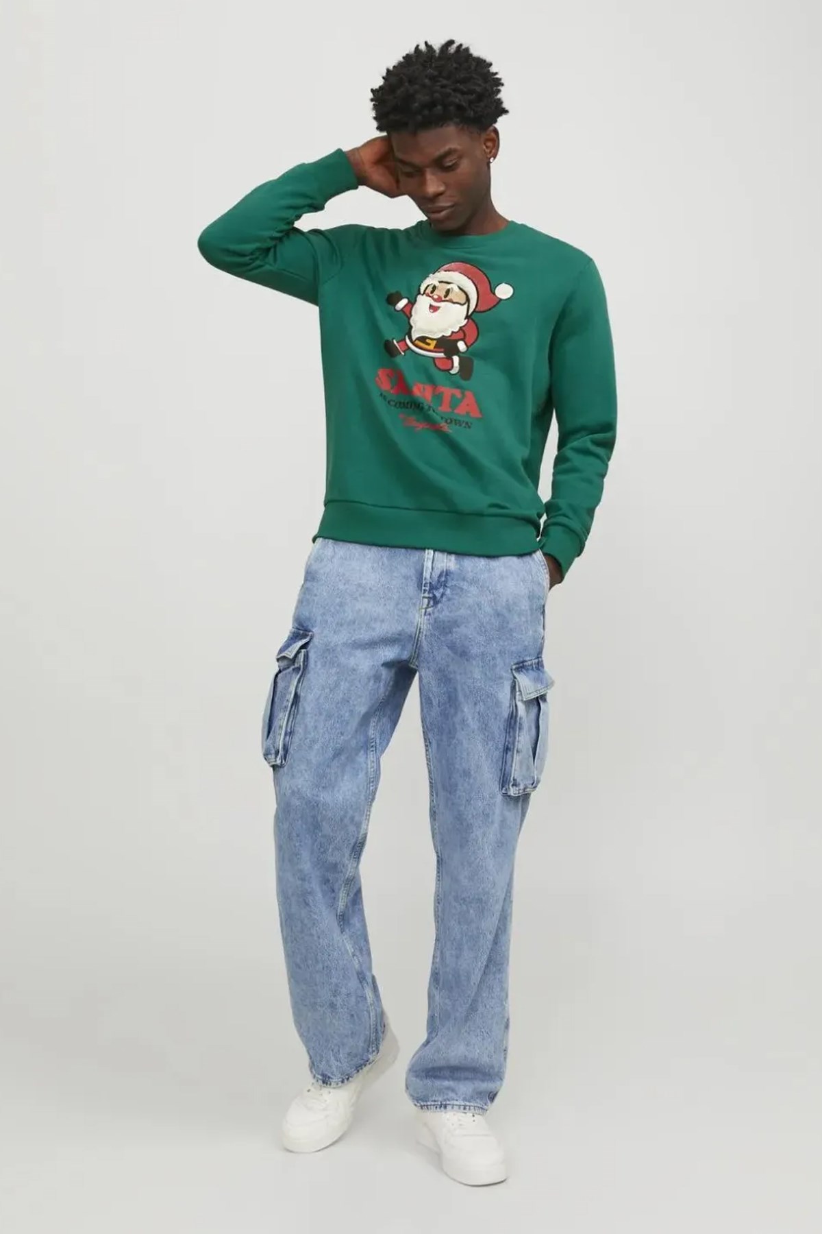 Jack & Jones Erkek Sweatshirts 12247523 Yeşil