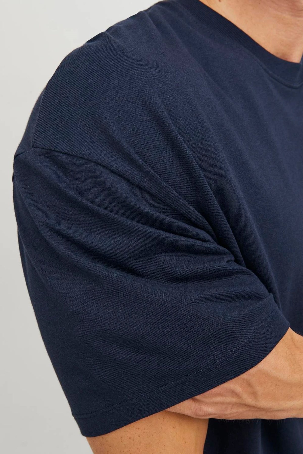 Jack & Jones Erkek Tişört 12247683 Mavi
