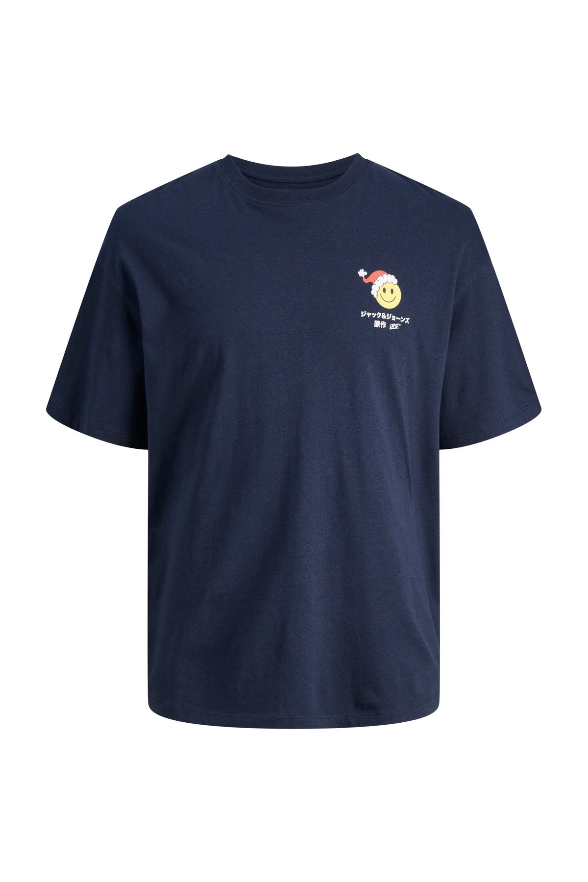 Jack & Jones Erkek Tişört 12247683 Mavi