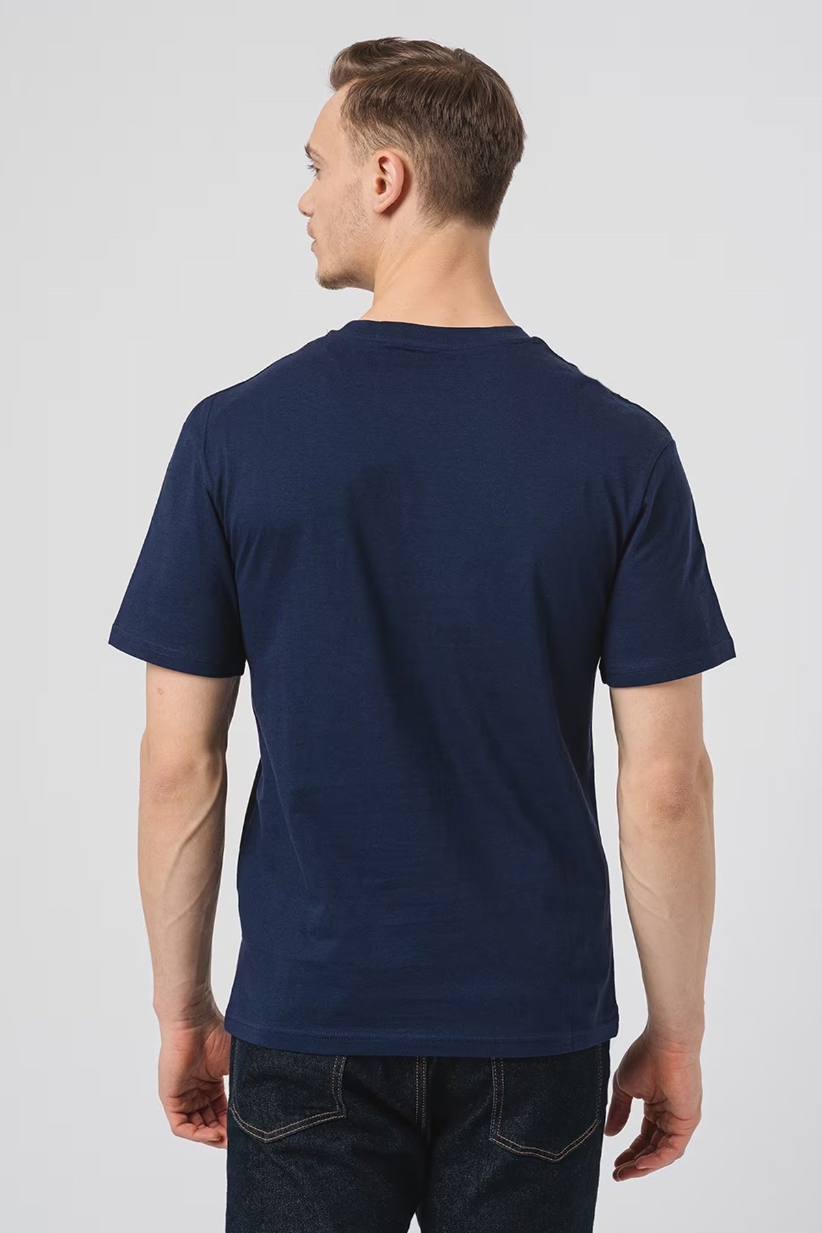 Jack & Jones Erkek Tişört 12247773 Lacivert