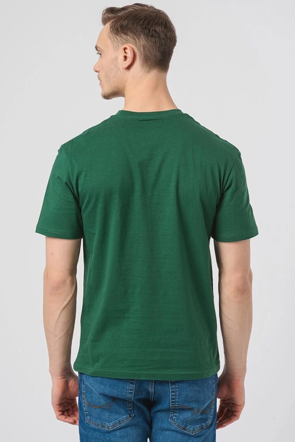 Jack & Jones Erkek Tişört 12247773 Yeşil