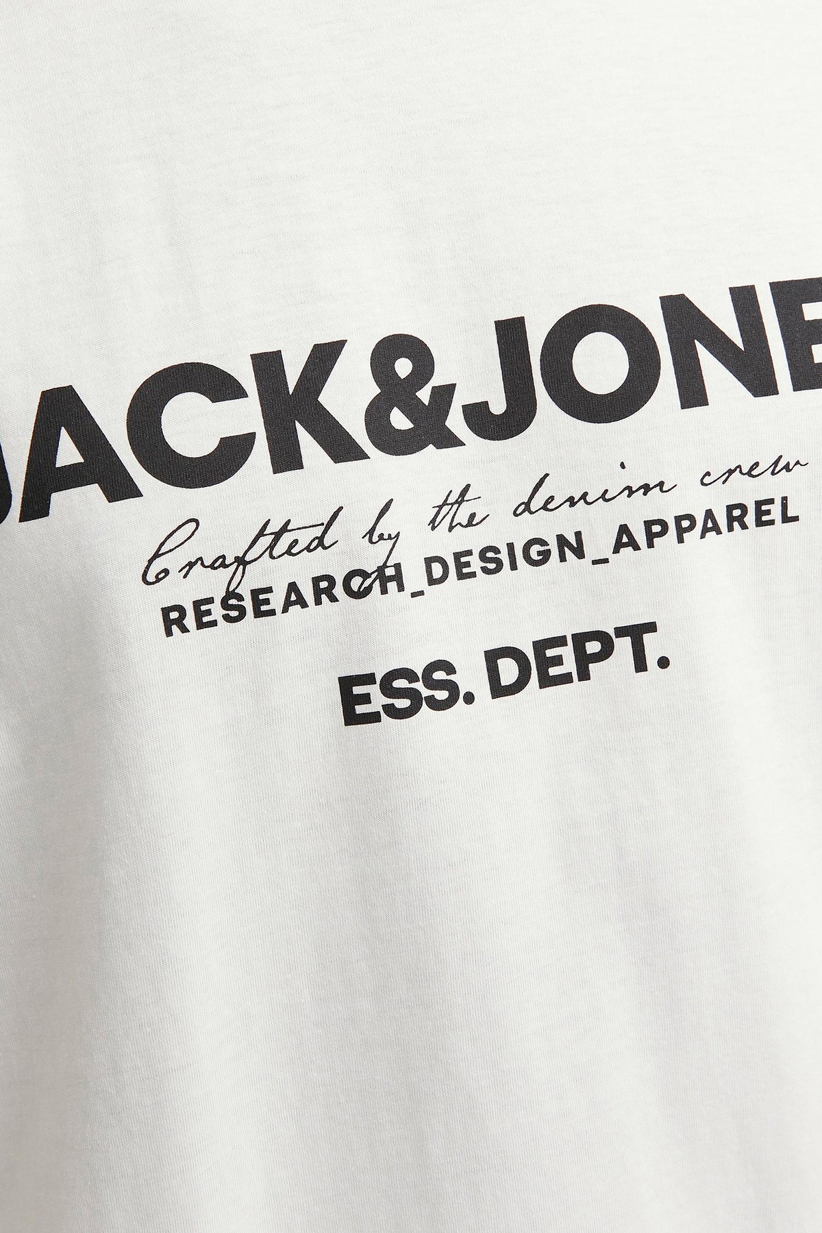 Jack & Jones Erkek Tişört 12247782 Beyaz