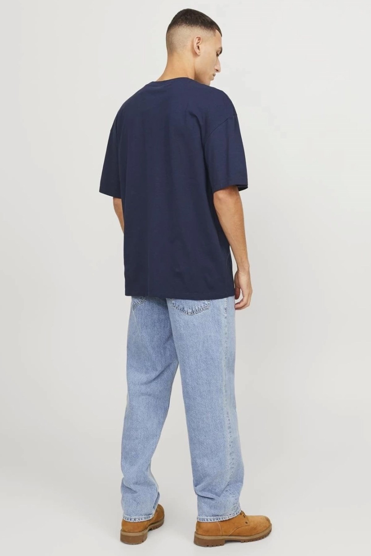 Jack & Jones Erkek Tişört 12247782 Lacivert