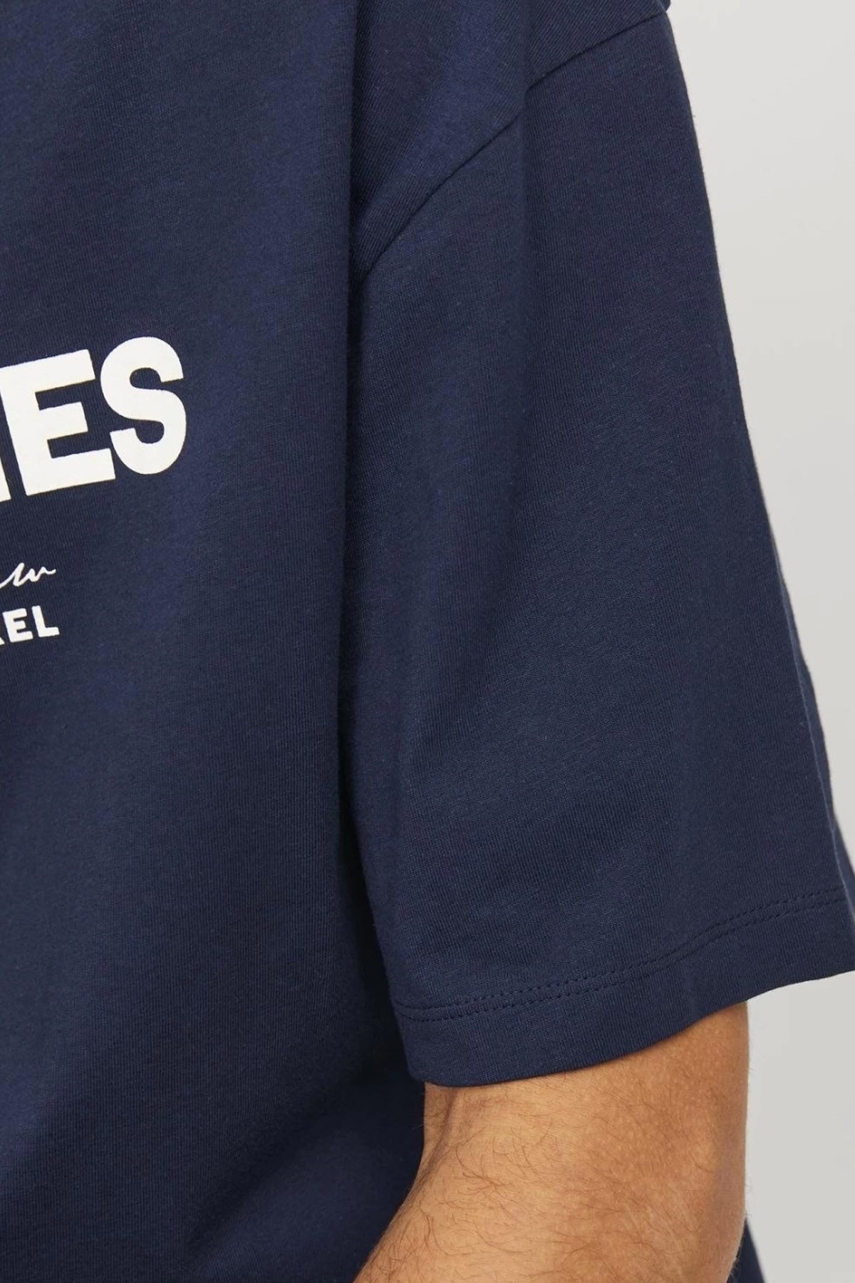 Jack & Jones Erkek Tişört 12247782 Lacivert
