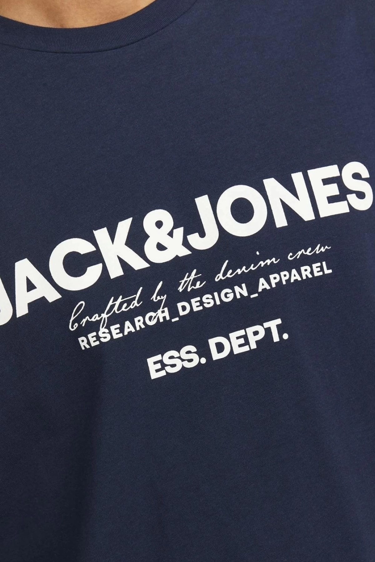 Jack & Jones Erkek Tişört 12247782 Lacivert