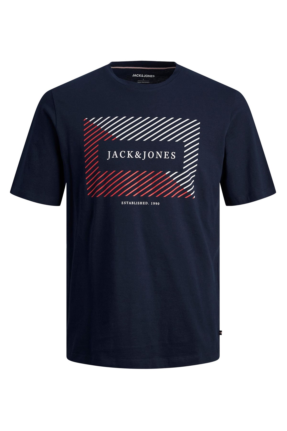 Jack & Jones Erkek Tişört 12247810 Lacivert