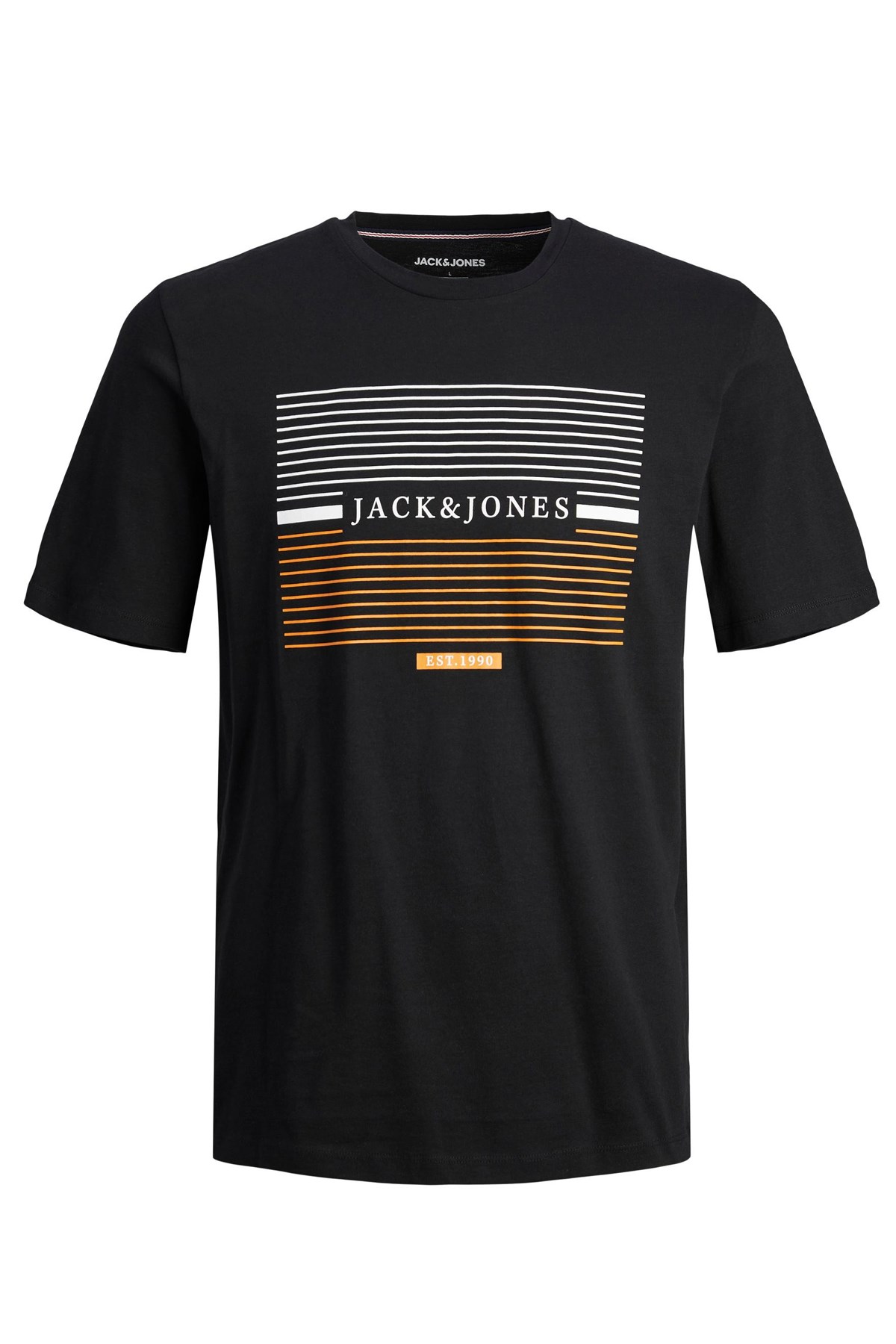 Jack & Jones Erkek Tişört 12247810 Siyah