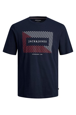 Jack & Jones Erkek Tişört 12247810 Lacivert