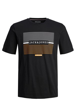 Jack & Jones Erkek Tişört 12247810 Siyah